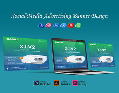 CASIO Social Media Advertising Banner Design
