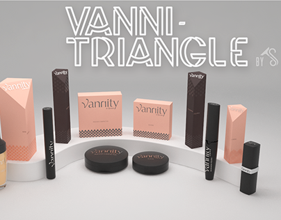 Vanni-Triangle. packaging for vannity cosmetics.