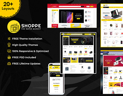 Shoppe 2.0 - eCommerce 3 Multi-Purpose Theme