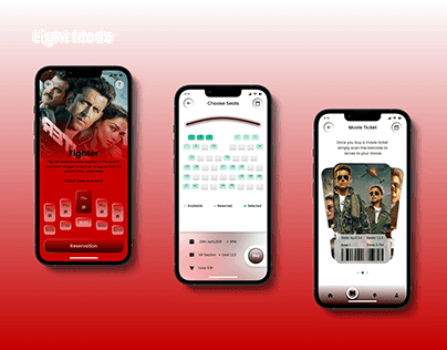 Movie Ticket booking app UI