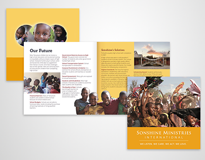 6-page booklet for nonprofit ministry