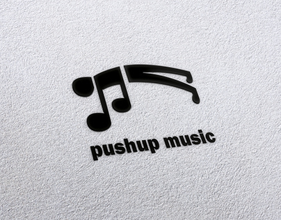 PUSHUP MUSIC LOGO DESIGN