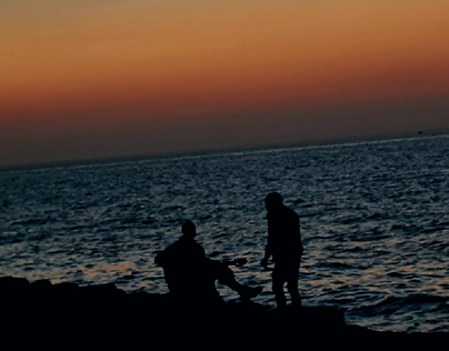 sunset sea music 🎶🎵💜
🇪🇬📌Alexanderia Beach, Egypt