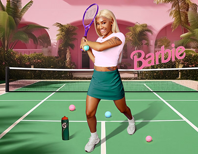 Barbie(Photoshop + Midjourney)