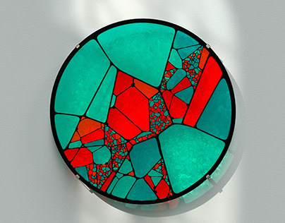Voronoi Stained Glass