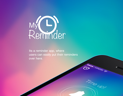 My Reminder iOS App Design