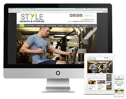 Style Health & Fitness website