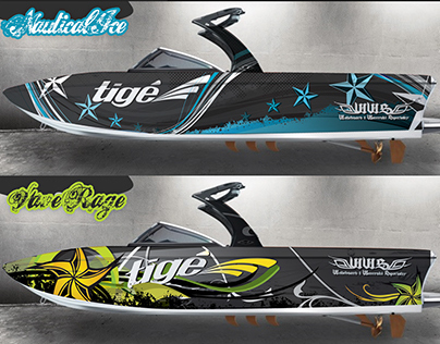 2015 TIGE Custom Boat Wrap Concepts