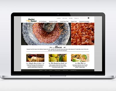 webpage redesign 'Market Basket'