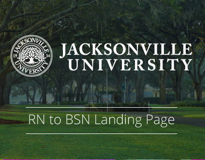 Jacksonville University Landing Page