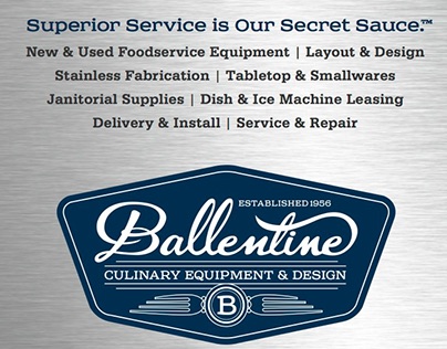 Ballentine Equipment Rebranding --ad example