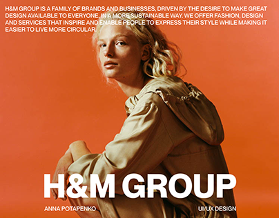 H&M GROUP | Corporate website redesign