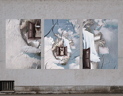 Poster Collage - "Más allá de tu ventana" Hillsong
