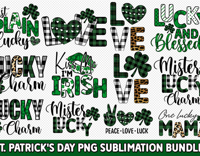 St. Patrick's Day PNG Sublimation Bundle
