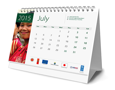 UNDP Calendar Design