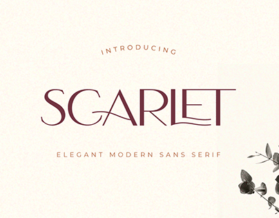 Scarlet - Elegan Modern Font