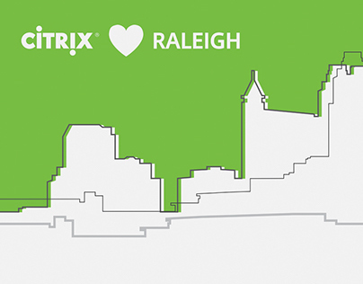 Citrix Loves Raleigh Campaign Illustration