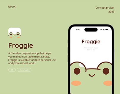 Froggie | Mental Health app | iOS