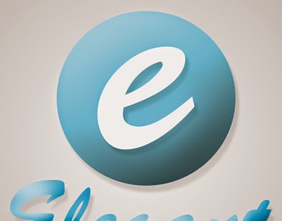 Elegent logo | PSD template 