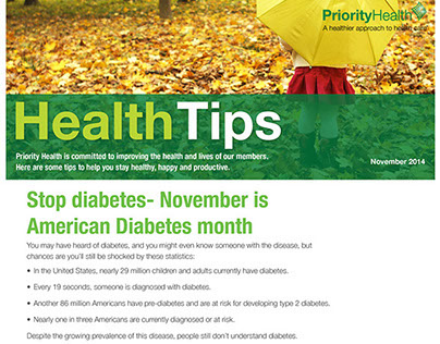 Health Tips-November 2014