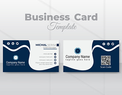 Professional Real-Estate Business Card Template Design