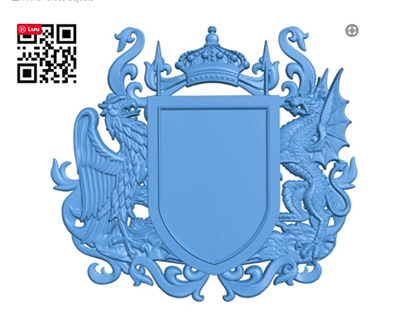 Coat of arms Family file STL for Artcam and Aspire free