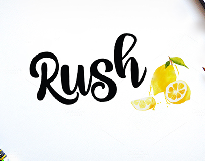 Lemonade( Brand Identity for Rush)