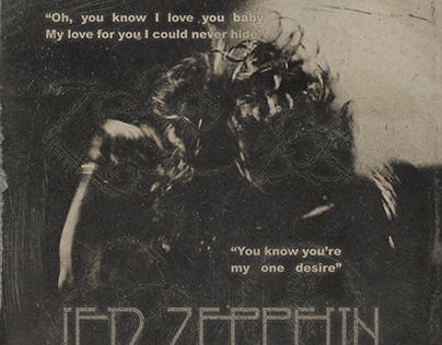 LED ZEPPELIN | I Can't Quit You Baby | MUSIC POSTER