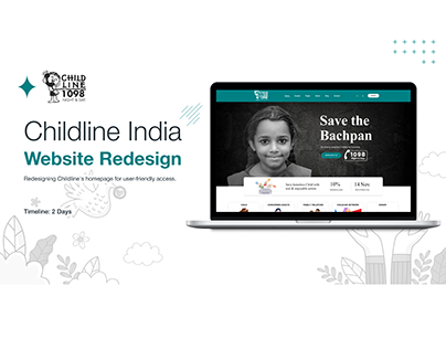 Childline India: Website UI Redesign Project