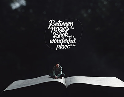 Between the pages of a book is a wonderful place to be.