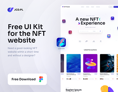 NFT Market - Free Website Template