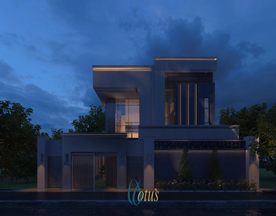 villa design and vis in saudi arabia