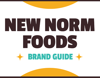Brand Identity and Guide Design for New Norm Foods