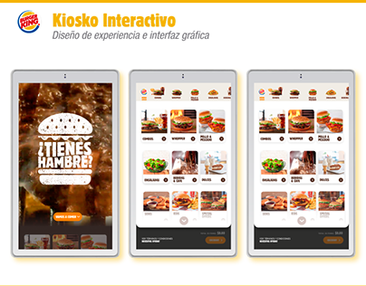 UI/UX - Burger King kisco interactivo