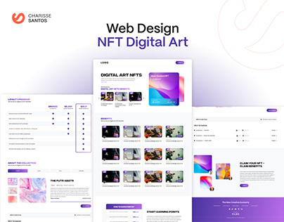 NFT Digital Art Landing Page