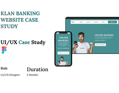 Klan Banking Website - UI/UX Case Study