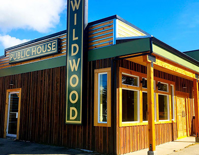 Signage Design: Wildwood Public House, Powell River, BC
