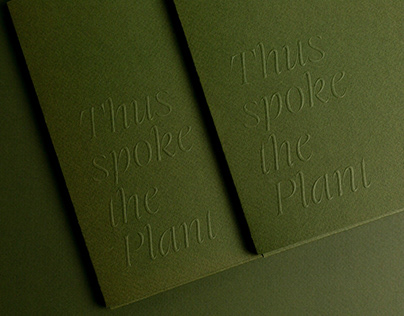 Thus spoke the Plant | catalog design