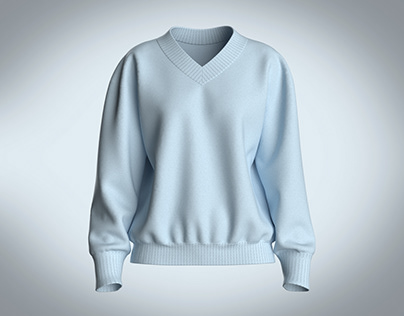 Girls Sweater-Blue