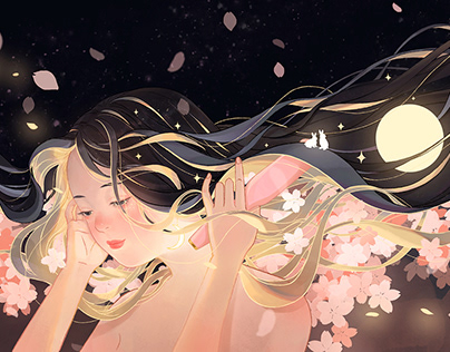 Image Kynthia Goddess of the Moon Snow and Beauty by PinkRobin  Anime    Anime Amino