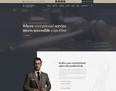 Herlem Law web template