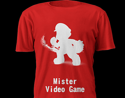 Super Smash Bros. WiiU T-Shirt Set 1 - Mushroom Kingdom