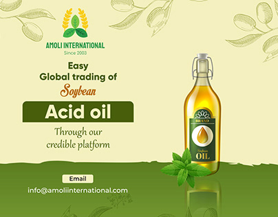 Easy Global Trading of Soybean Acid Oil