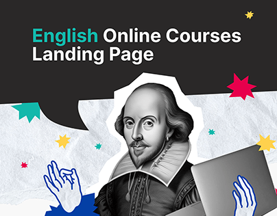 English Online Courses Landing Page