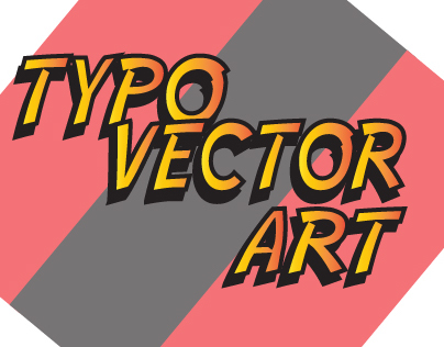 Typography/vector Work