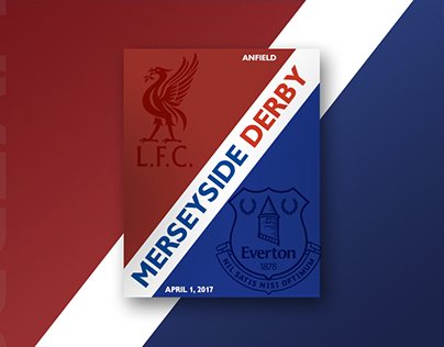 Everton vs Liverpool. Merseyside Derby