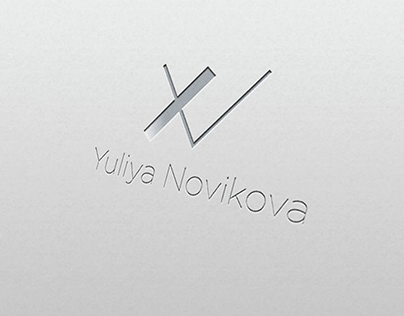 corporate identity for Yuliya Novikova brand