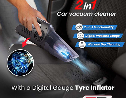 The Ultimate 2-in-1 Vacuum Cleaner for Car Enthusiasts