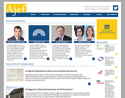 Site internet de l'AJEF