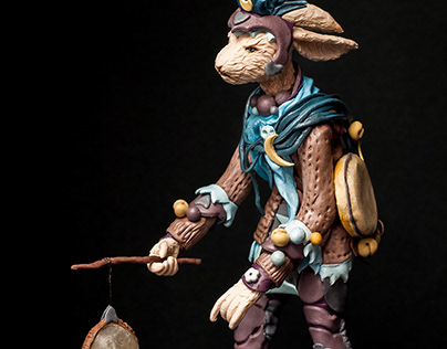 Shaman Hare Figure